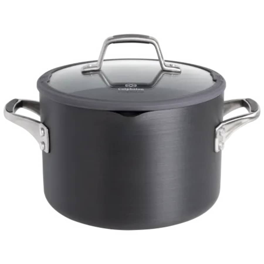 Calphalon 6-Quart Easy System Stock Pot: $40