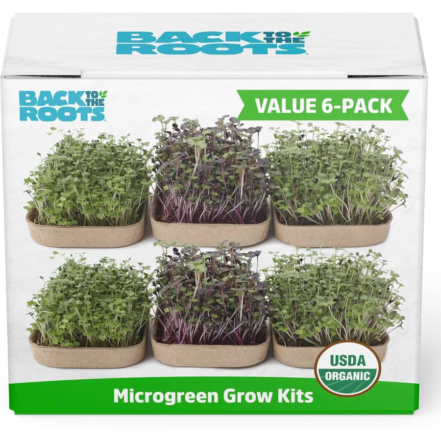 Back to the Roots 6-Plant Microgreen Grow Kit: $13.70