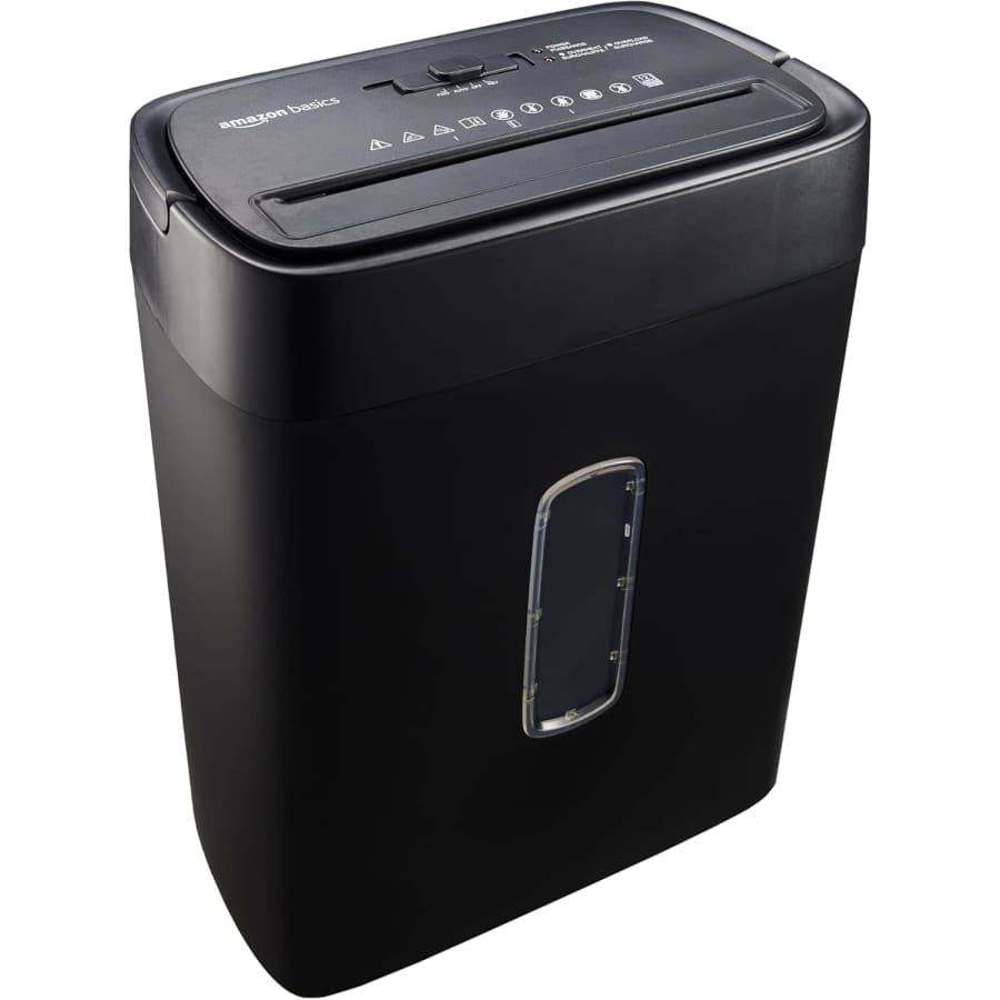 Amazon Basics 12-Sheet Cross-Cut Shredder: $47