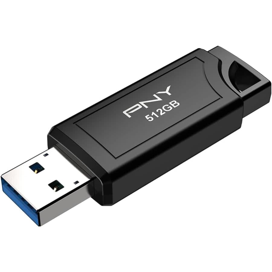 PNY 512GB Pro Elite V3 USB 3.2 Flash Drive: $56 PNY 512GB Pro Elite V3 USB 3.2 Flash Drive: $56