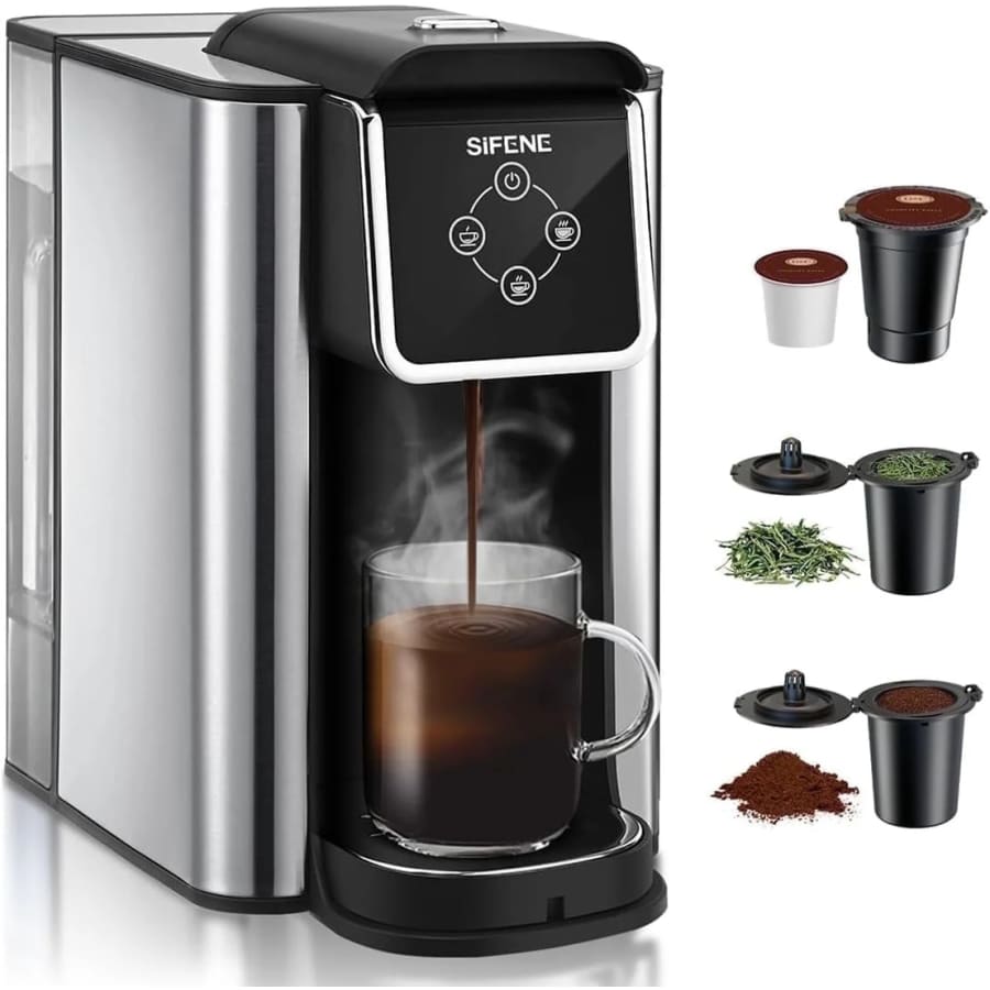 Sifene 3-in-1 Single Serve Coffee Maker: $54