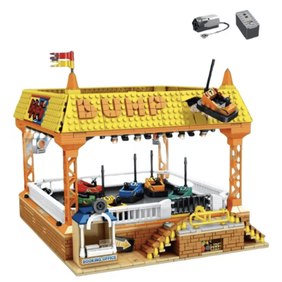 1,099-Piece Bumper Cars Building Set: $51