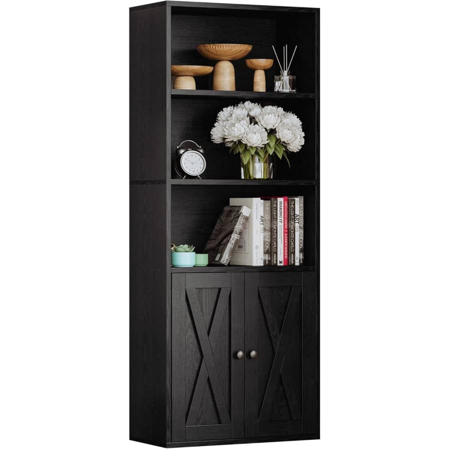 Industrial 5-Tier Bookcase: $69.99