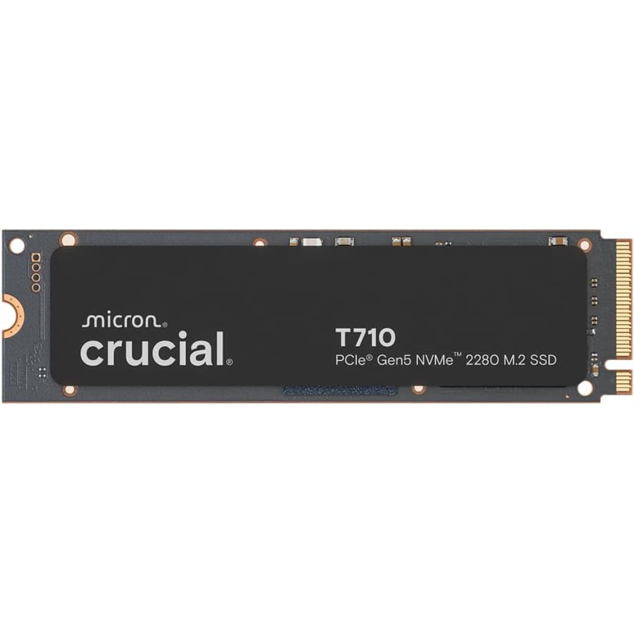 Crucial T710 2TB PCIe 5.0 NVMe M.2 2280 SSD: $179.99