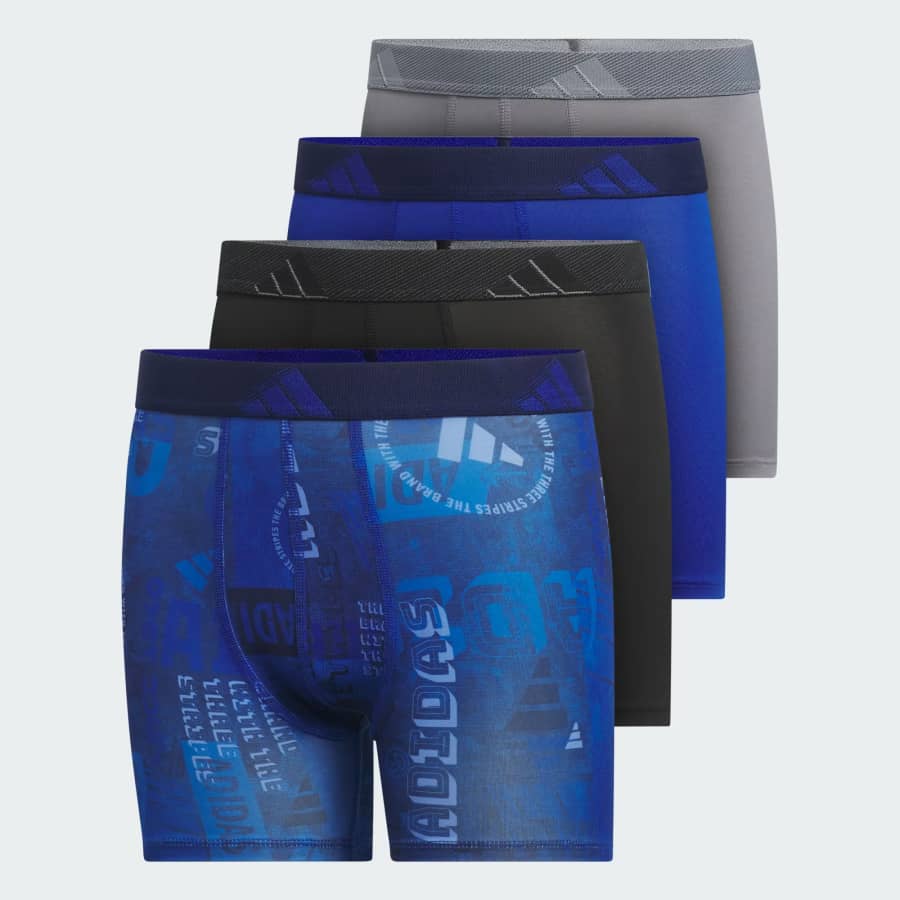 adidas Kids' Microfiber Graphic Boxer Brief 4-Pack: $11.90 adidas Kids' Microfiber Graphic Boxer Brief 4-Pack: $11.90
