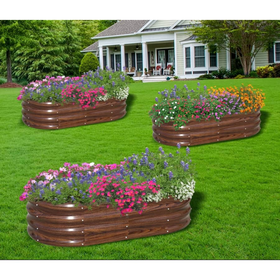 4-Ft Raised Galvanized Garden Bed 3-Pack: $84 4-Ft Raised Galvanized Garden Bed 3-Pack: $84