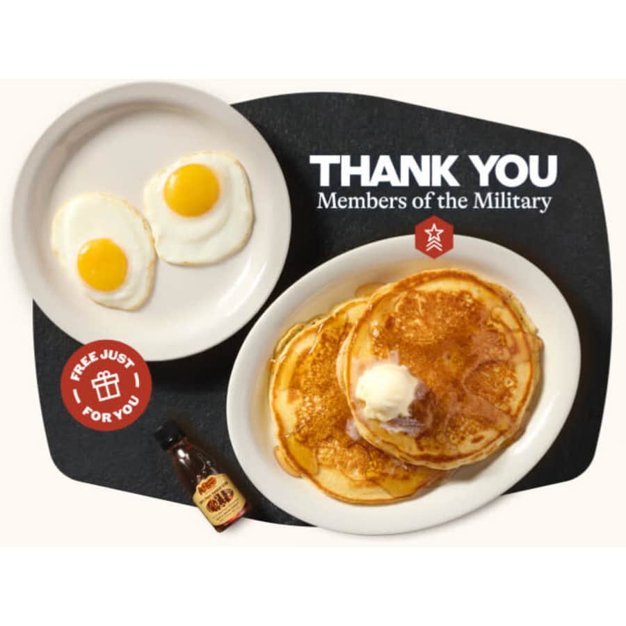 Cracker Barrel Veterans Day Offer: Free Sunrise Pancake Special