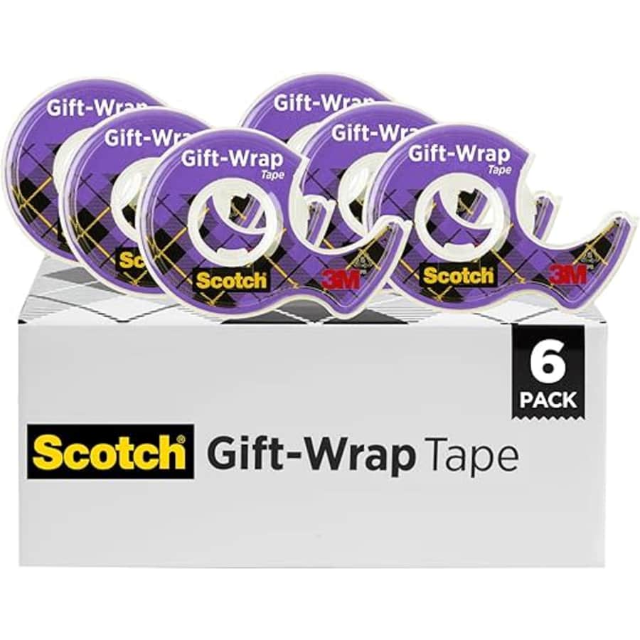 Scotch Gift Wrap 650" Tape Roll 6-Pack: $13 Scotch Gift Wrap 650" Tape Roll 6-Pack: $13