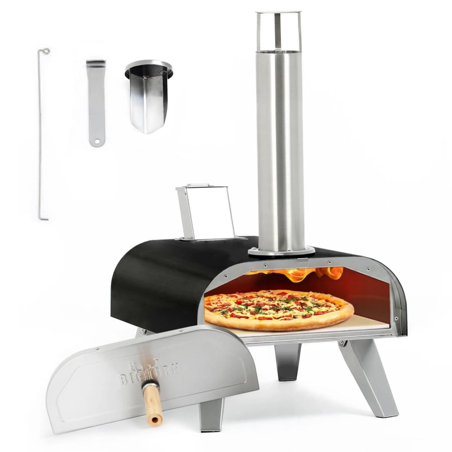 Big Horn Outdoors 12" Wood Pellet Pizza Oven: $120 Big Horn Outdoors 12" Wood Pellet Pizza Oven: $120