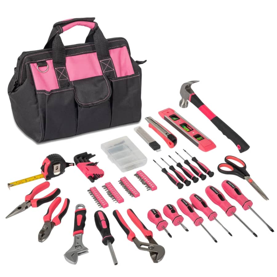 221-Piece Pink Tool Kit: $35