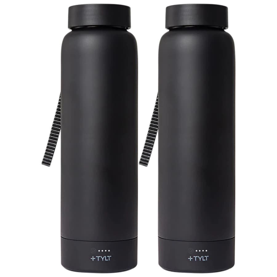 TYLT 24-oz. Power Bottle 2.0 with Wireless Charging Power Bank 2-Pack: $20
