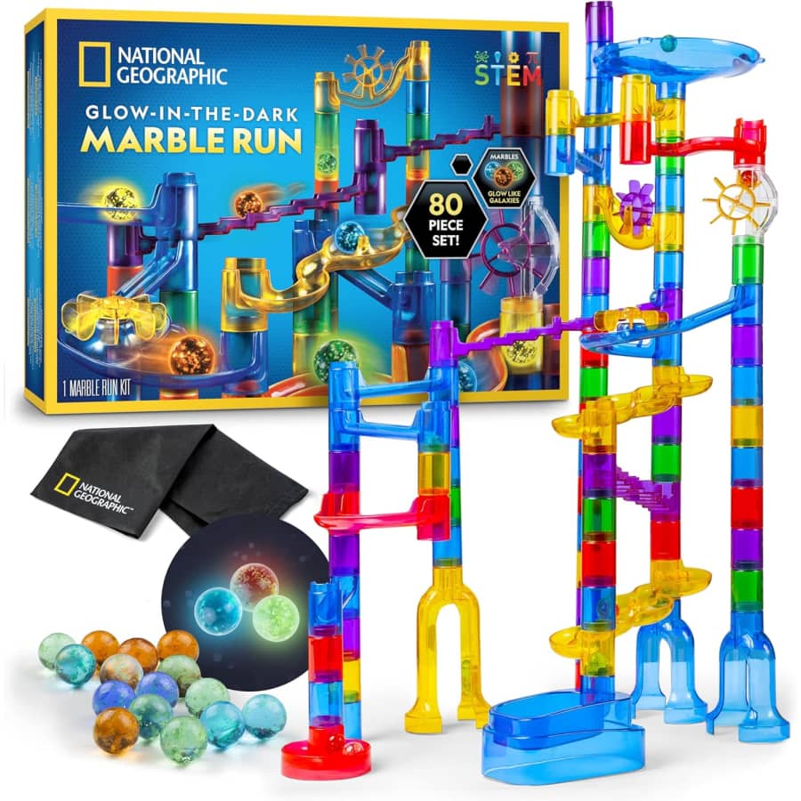 National Geographic Glowing Marble Run: From $24