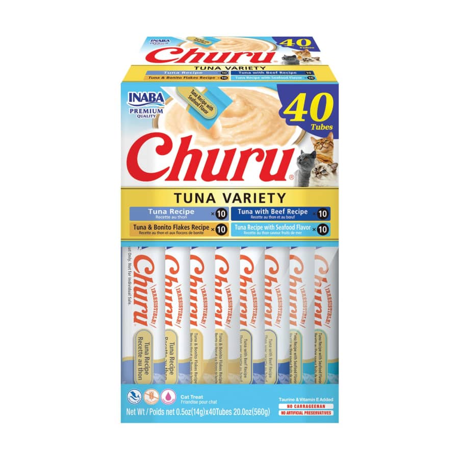 Inaba Churu Grain-Free Lickable Cat Treats: $16 w/ Prime