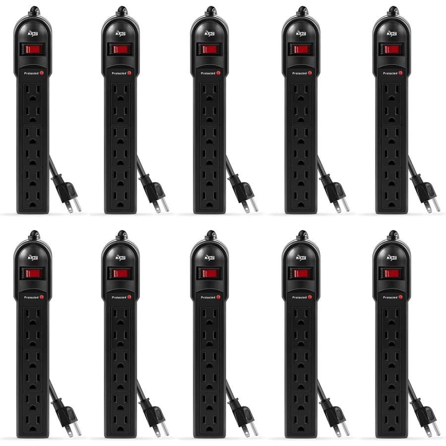 KMC 6-Outlet Surge Protector 10-Pack: $50 KMC 6-Outlet Surge Protector 10-Pack: $50