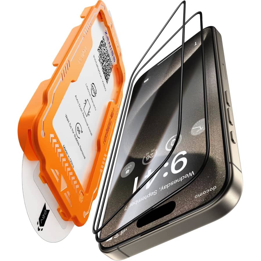 Zeniss NeverBreak Screen Protector for iPhone 15 Pro: $12 w/ Prime Zeniss NeverBreak Screen Protector for iPhone 15 Pro: $12 w/ Prime