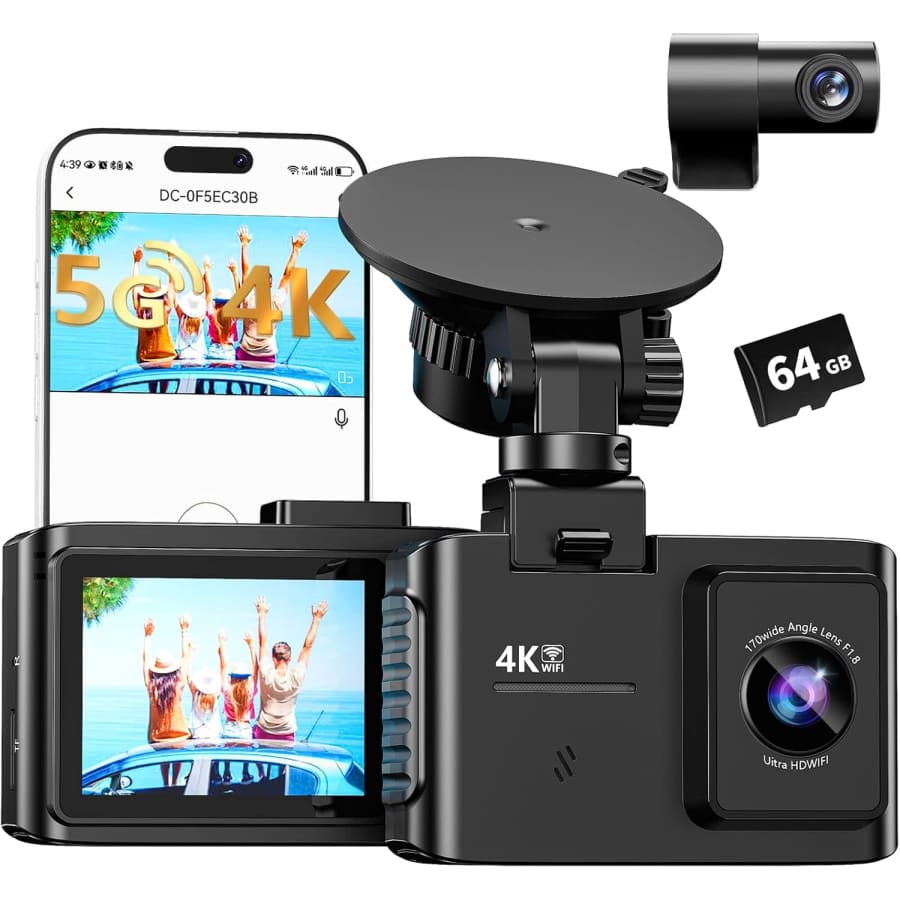 Wanlipo A13 4K Dual Front and Rear Dash Cam: $35.99 Wanlipo A13 4K Dual Front and Rear Dash Cam: $35.99