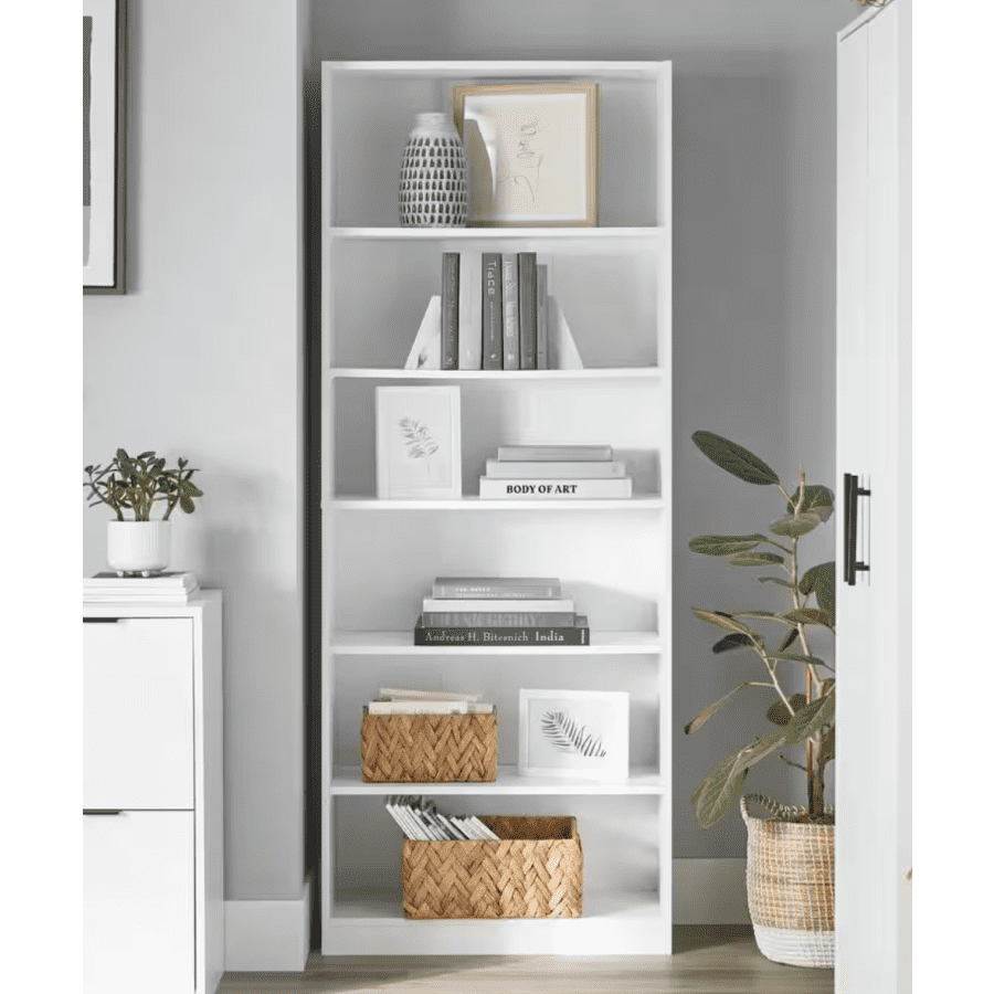 StyleWell Bromley 72" 6-Shelf Bookcase: $151 StyleWell Bromley 72" 6-Shelf Bookcase: $151