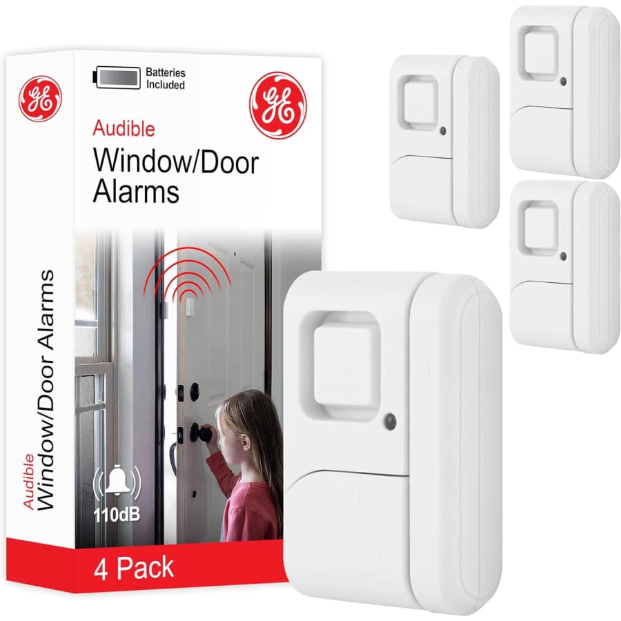 Used GE Window and Door Alarm 4-Pack: $12 at checkout