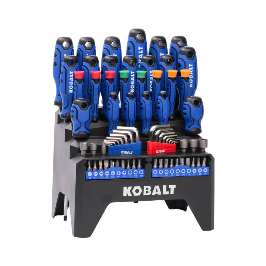 Kobalt 69-Piece Magnetic Multi-Bit Screwdriver Set: $29.98