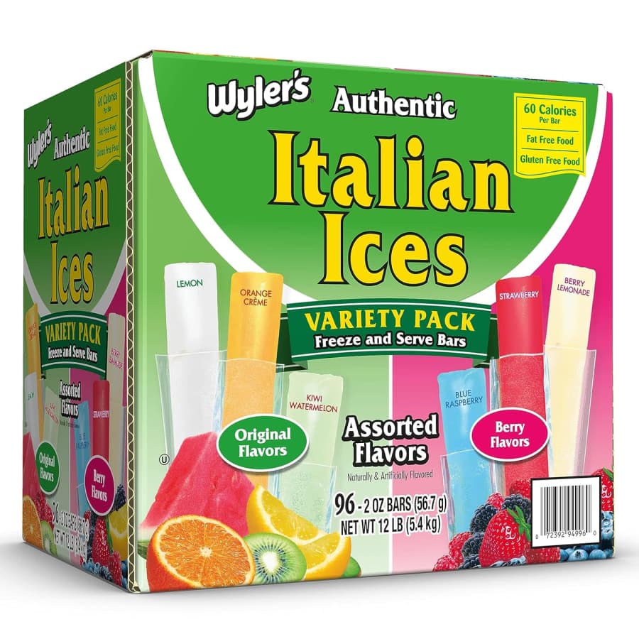 Wyler's Authentic Italian Ices 96-Count Box: $4.91 Wyler's Authentic Italian Ices 96-Count Box: $4.91