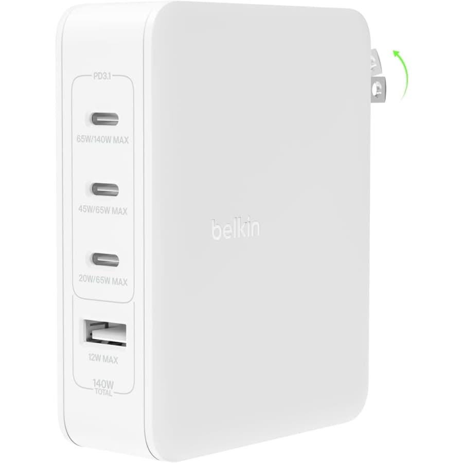 Belkin 140W 4-Port Charger Block: $40