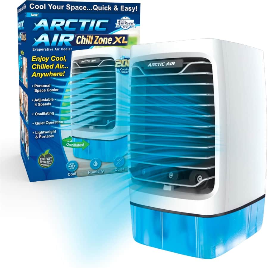 Arctic Air Chill Zone XL Evaporative Cooler: $55 Arctic Air Chill Zone XL Evaporative Cooler: $55