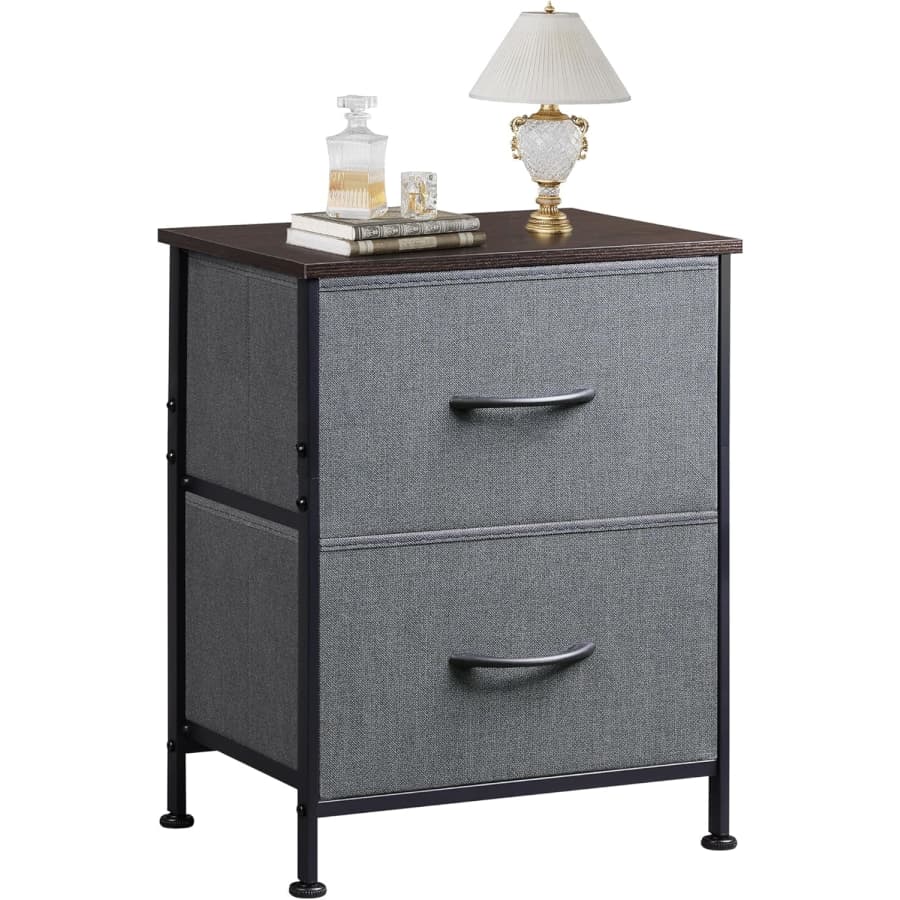 WLive 2-Drawer Nightstand: $20
