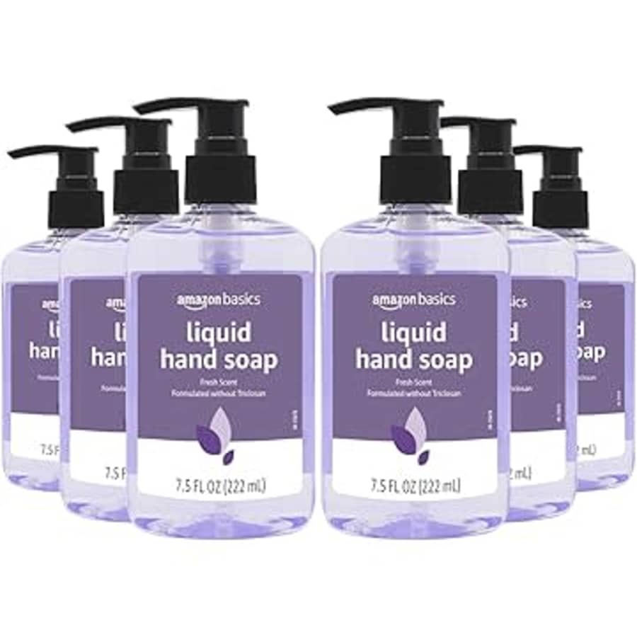 Amazon Basics 7.5-oz. Liquid Hand Soap 6-Pack: $4.42 w/ Sub & Save