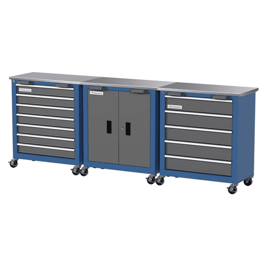 3-Cabinet Combination Workbench: $336 3-Cabinet Combination Workbench: $336