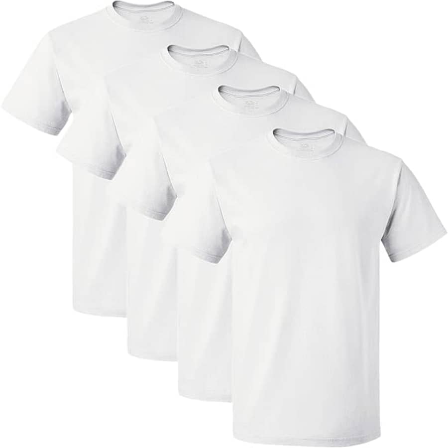 Fruit of the Loom Men's Tag-free CottonT-Shirts: $17 Fruit of the Loom Men's Tag-free CottonT-Shirts: $17