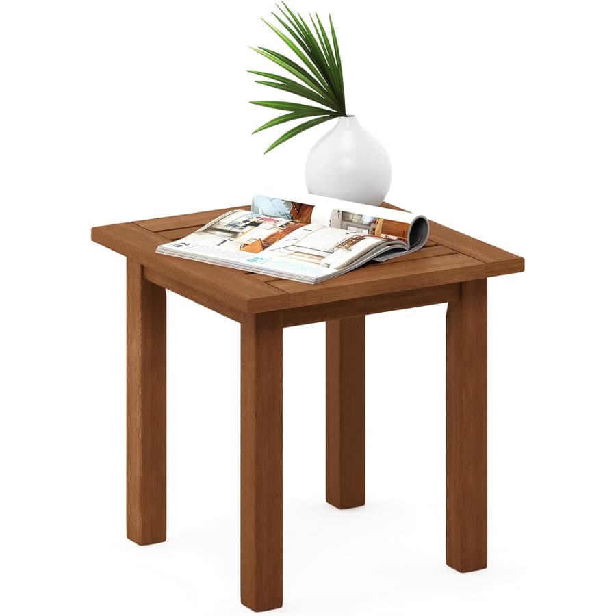 Furinno Tioman Hardwood Outdoor End Table: $25 w/ Prime Furinno Tioman Hardwood Outdoor End Table: $25 w/ Prime