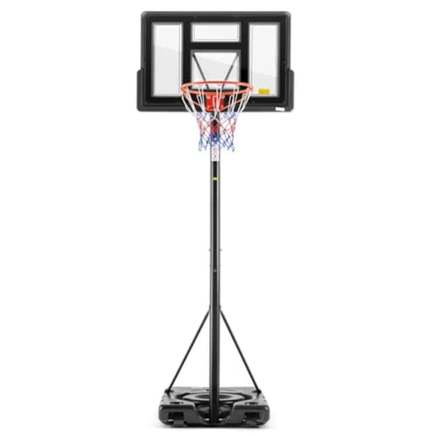 Sweetcrispy Adjustable Basketball Hoop 4.2-10ft: $90 Sweetcrispy Adjustable Basketball Hoop 4.2-10ft: $90