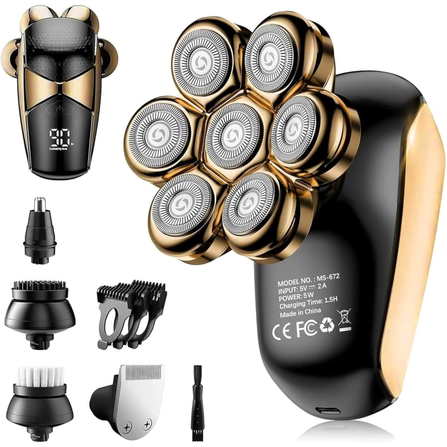 Shpavver Men's 5-in-1 Head Shaver: $20 w/ Prime