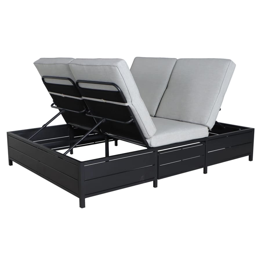Mainstays Asher Springs Double Chaise Lounge Bench: $148 Mainstays Asher Springs Double Chaise Lounge Bench: $148