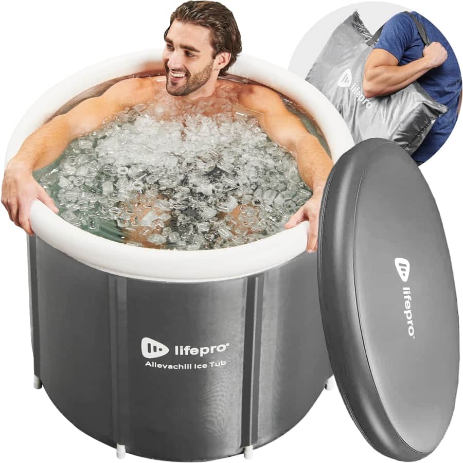 Lifepro Portable Ice Bath Tub w/ Cover and Storage Bag: $24 Lifepro Portable Ice Bath Tub w/ Cover and Storage Bag: $24
