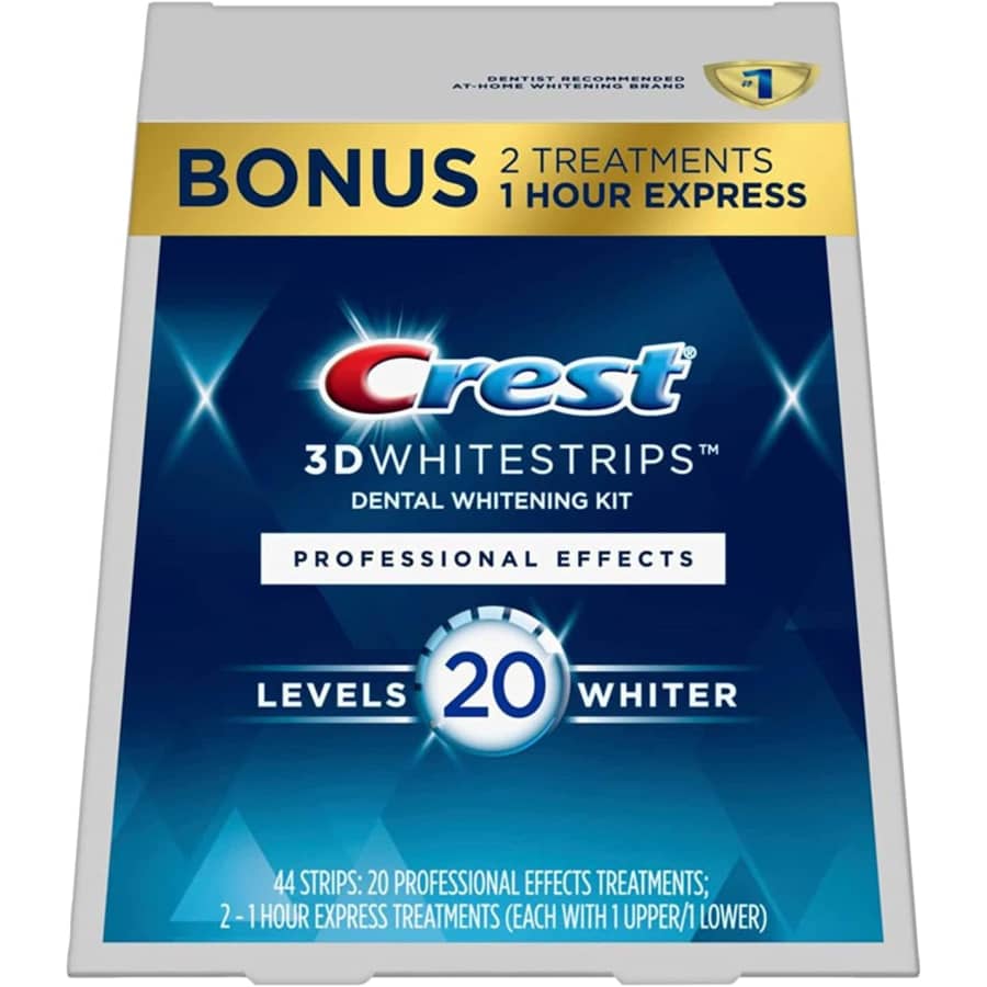 Crest 3D Whitestrips Professional Effects 22 Treatments Kit: $30 Crest 3D Whitestrips Professional Effects 22 Treatments Kit: $30