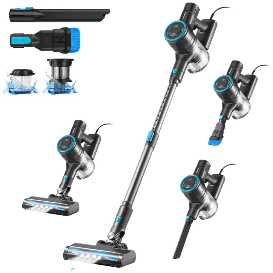 Moolan V5 6-in-1 Corded Stick Vacuum: $50 Moolan V5 6-in-1 Corded Stick Vacuum: $50