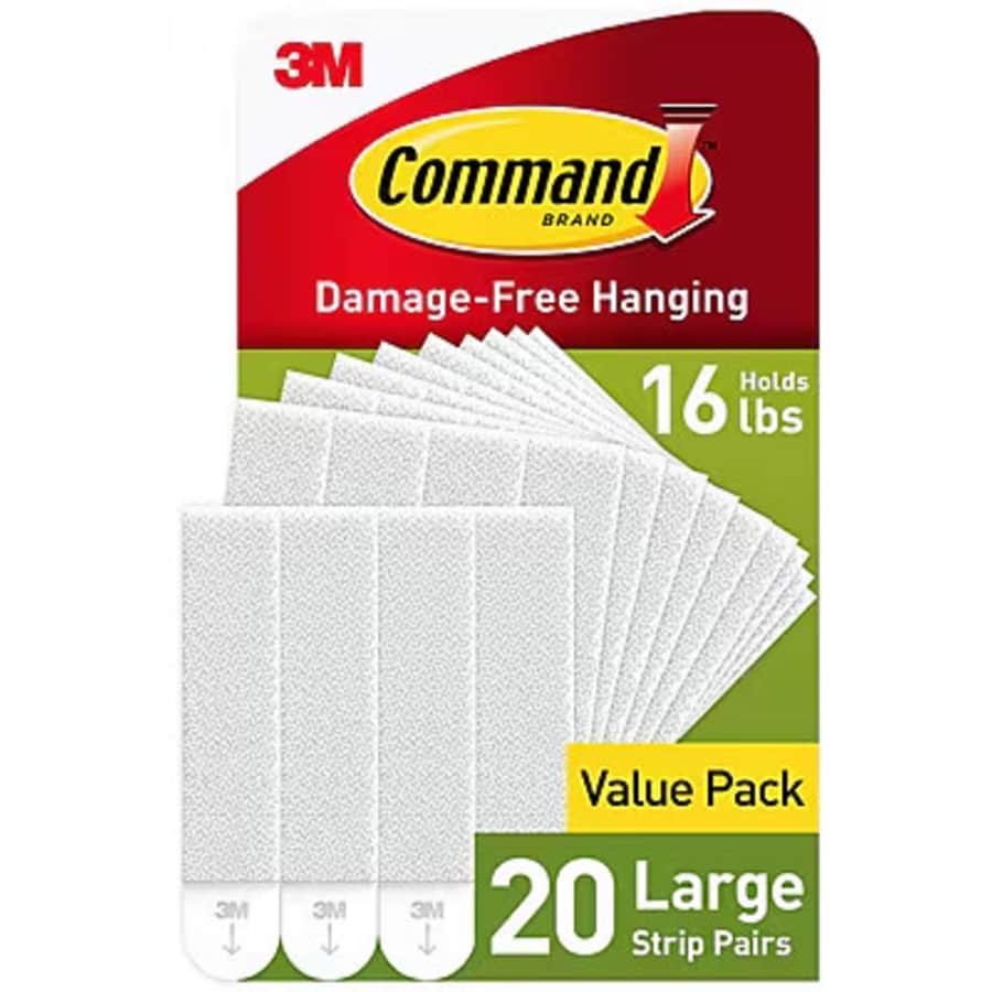 Command Hooks & Hanging Strips at Staples: Buy 2, Get 1 50% off
