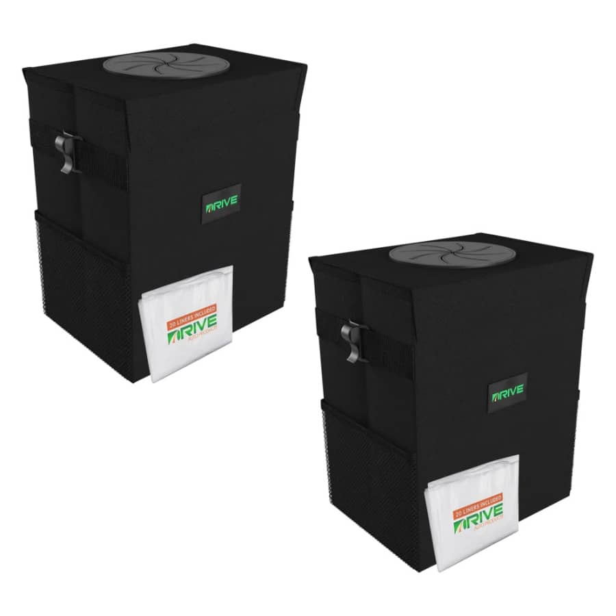 Drive Auto 3.45-Gallon Car Trash Can 2-Pack w/ 40 Bags: $15 Drive Auto 3.45-Gallon Car Trash Can 2-Pack w/ 40 Bags: $15