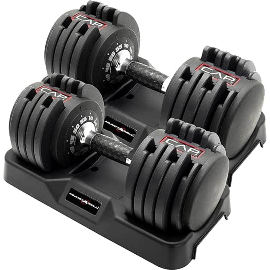 Cap Barbell Adjustabell 55-lb. Dumbbell Pair: $209.99 Cap Barbell Adjustabell 55-lb. Dumbbell Pair: $209.99