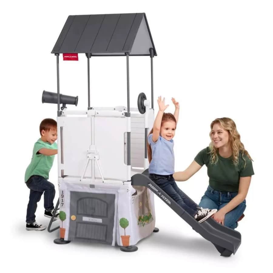 Radio Flyer Play & Fold Away Modern Farm House Playhouse: $74 Radio Flyer Play & Fold Away Modern Farm House Playhouse: $74