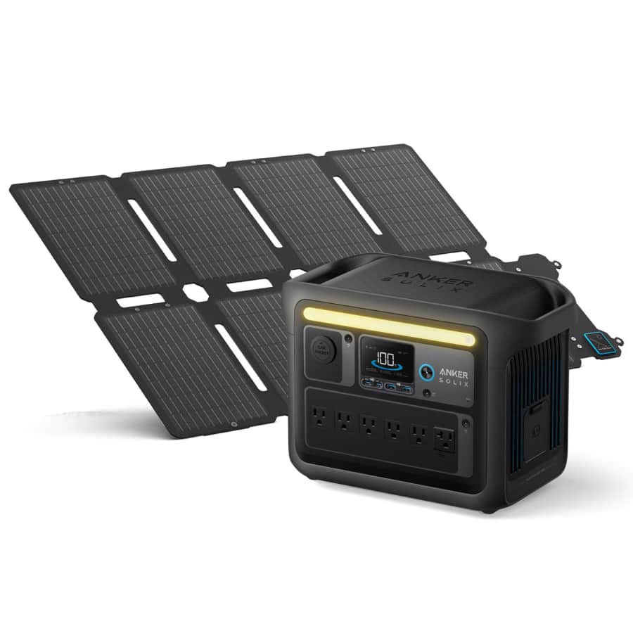 Anker Solix C1000X Solar Generator w/ Solar Panel: $649