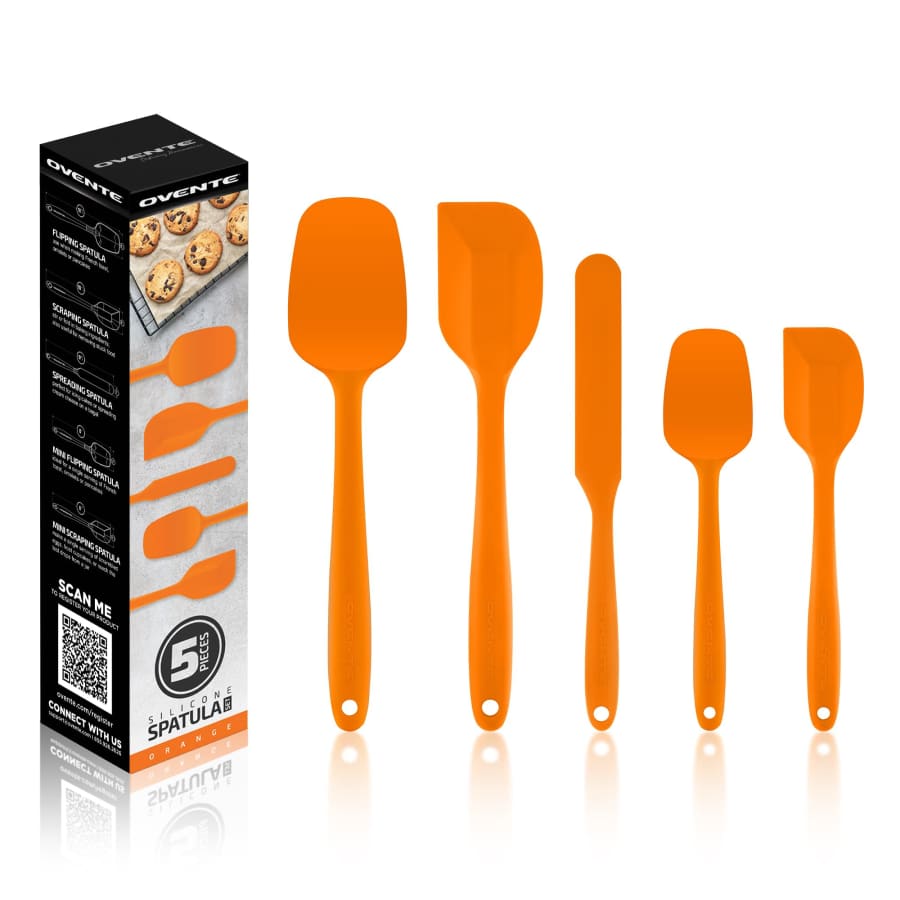 Ovente 5-Piece Silicone Spatula Set: $11