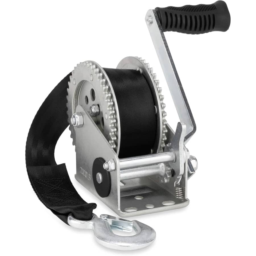 Camco 2,000-lb. Capacity Trailer Boat Winch: $33