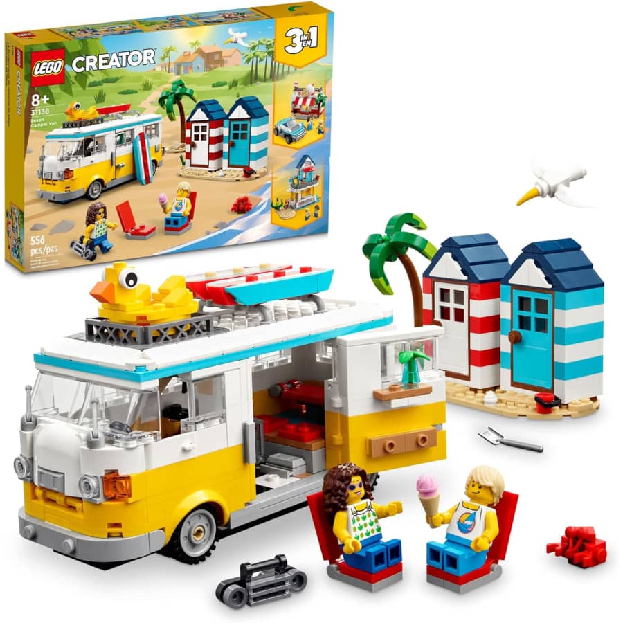 LEGO Creator 3-in-1 Beach Camper Van: $30 LEGO Creator 3-in-1 Beach Camper Van: $30