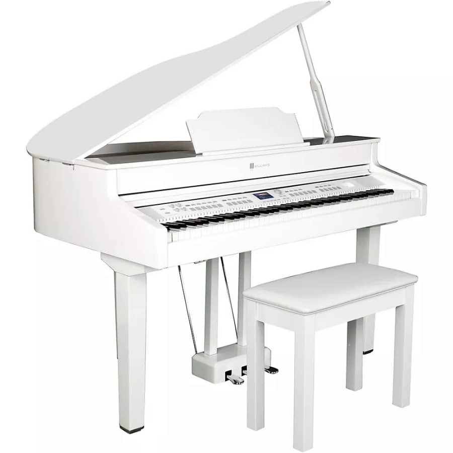 Refurb Williams Symphony Grand II Digital Micro Grand Piano w/ Seat: $1,496