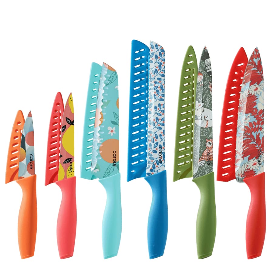 Carote 12-Piece Kitchen Knife Set: $14 Carote 12-Piece Kitchen Knife Set: $14