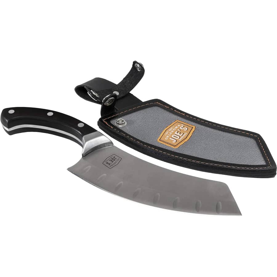 Oklahoma Joe's Blacksmith Cleaver & Chef Knife: $21