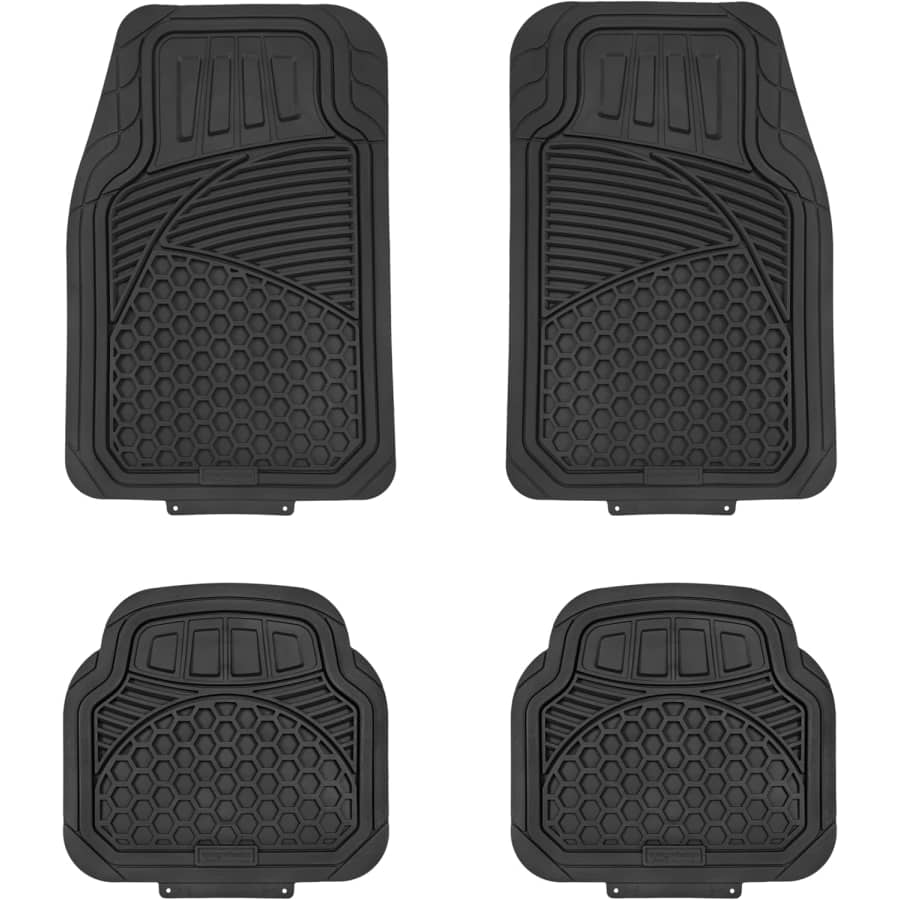Amazon Basics Heavy Duty Car Floor Mat 4-Pack: $22 w/ Prime