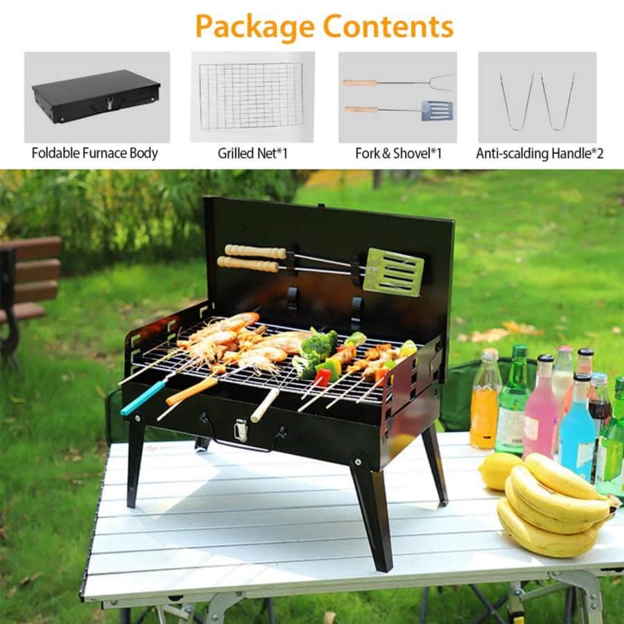 Portable Charcoal Grill: $24 Portable Charcoal Grill: $24